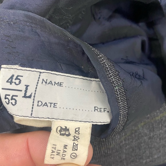 Brioni Roman Style Roma Sports Jacket Gray Striped Men’s - Picture 11 of 11